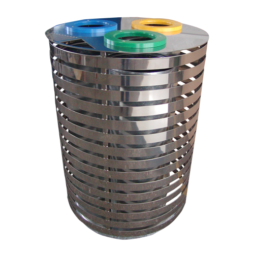 Stainless steel trash can type Ana