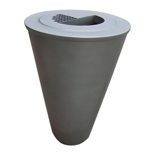 The conical trash can with ashtray type Urban